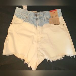 Levi's High Waisted Mom Shorts
